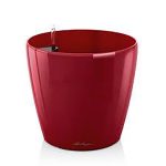 SELF- WATERING FLOWER POT CLASSICO LS PREMIUM- scarlet red high gloss