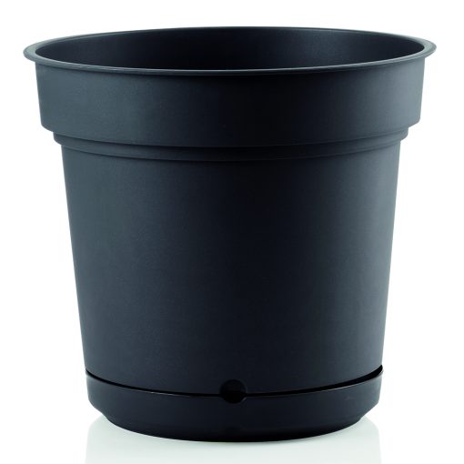 PLASTIC FLOWER POT WITH SAUCER HYDRAL