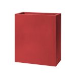 PLASTIC WINDOW BOX SCHIO TOWER MAXI- rosso cardinale