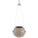 SELF- WATERING HANGING FLOWER POT BOLA COLOUR- Sand Brown